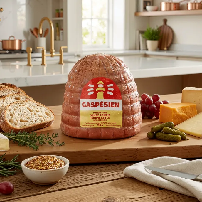 Gaspésien – Jambon fumé style Toupie (750g)